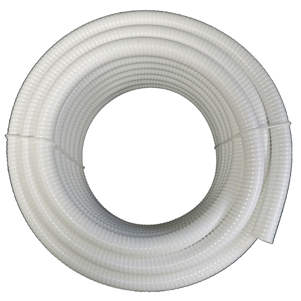 1.5 inch White PVC Flex Pipe 30m Roll