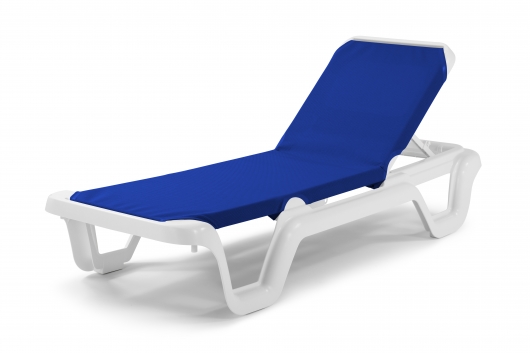 Blue sun store lounger