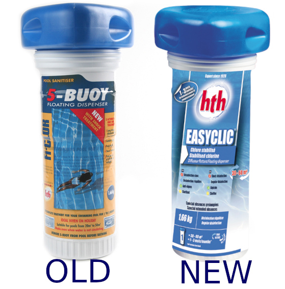 HTH Easyclic Fi Clor 5 Buoy Floating Dispenser